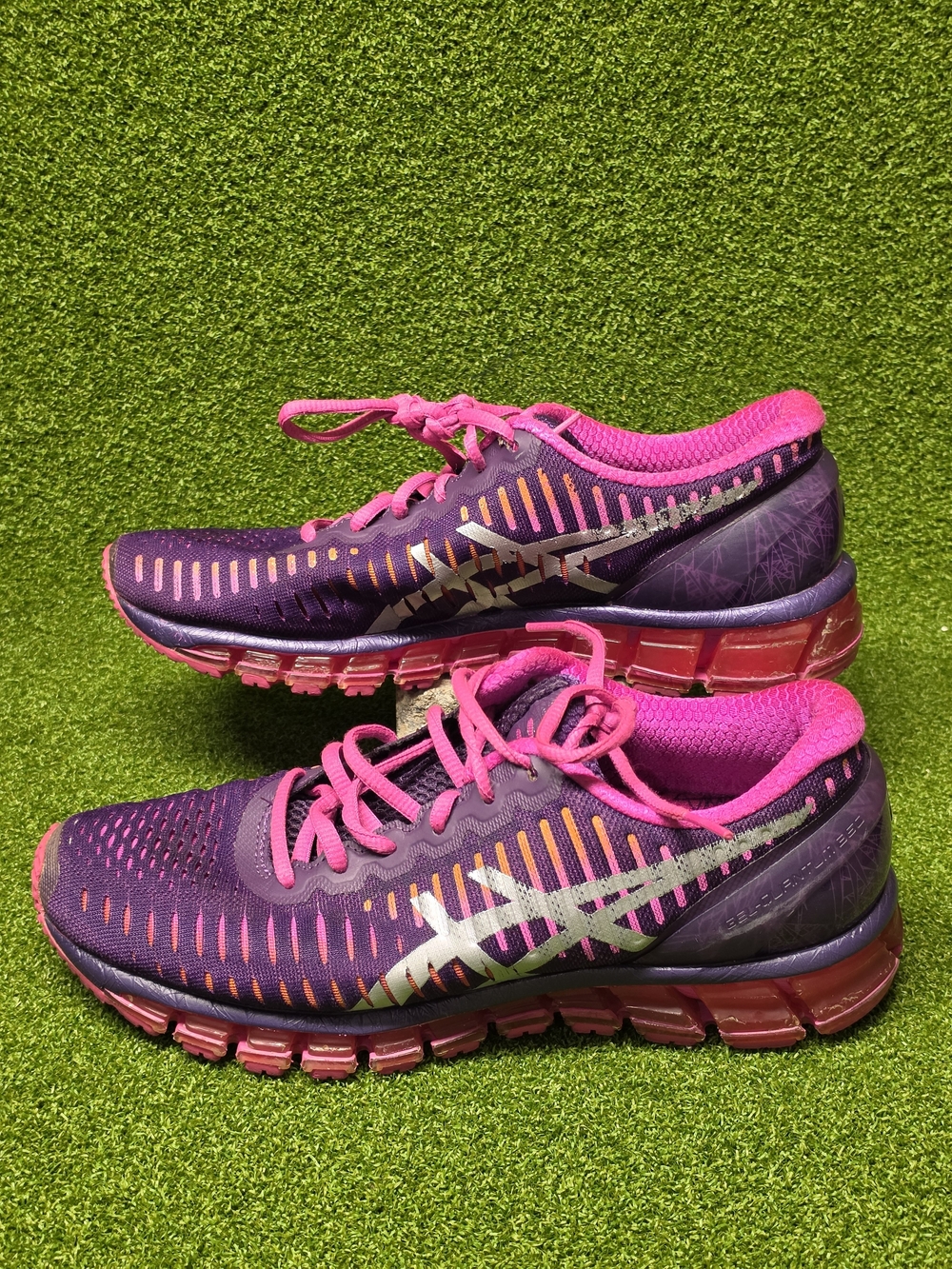 Asics Gel Quantum 360 Women’s Running Shoes Purple Pink Size US 8.5 T5J6N C6